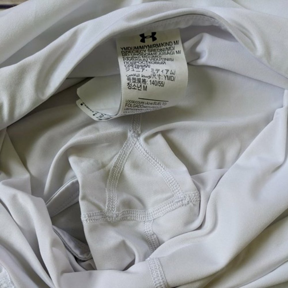 Under Armour Youth Medium White Heat Gear Skort - Picture 6 of 8